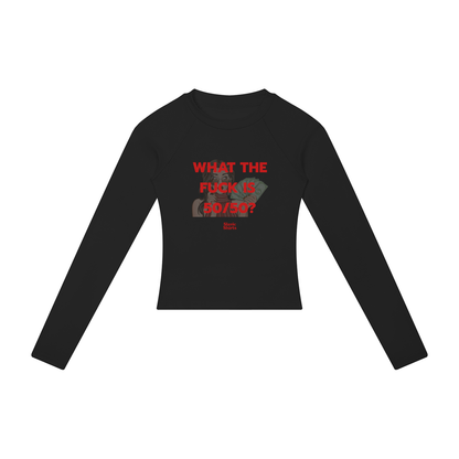What The Fuck Is 50/50? Women's Long Sleeve – Black