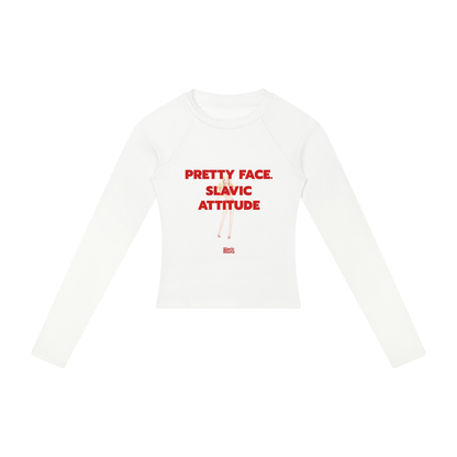 Pretty Face. Slavic Attitude Women's Long Sleeve