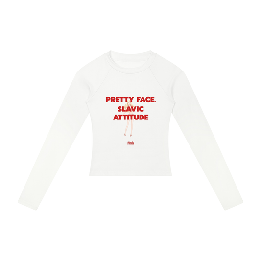 Pretty Face. Slavic Attitude Women's Long Sleeve