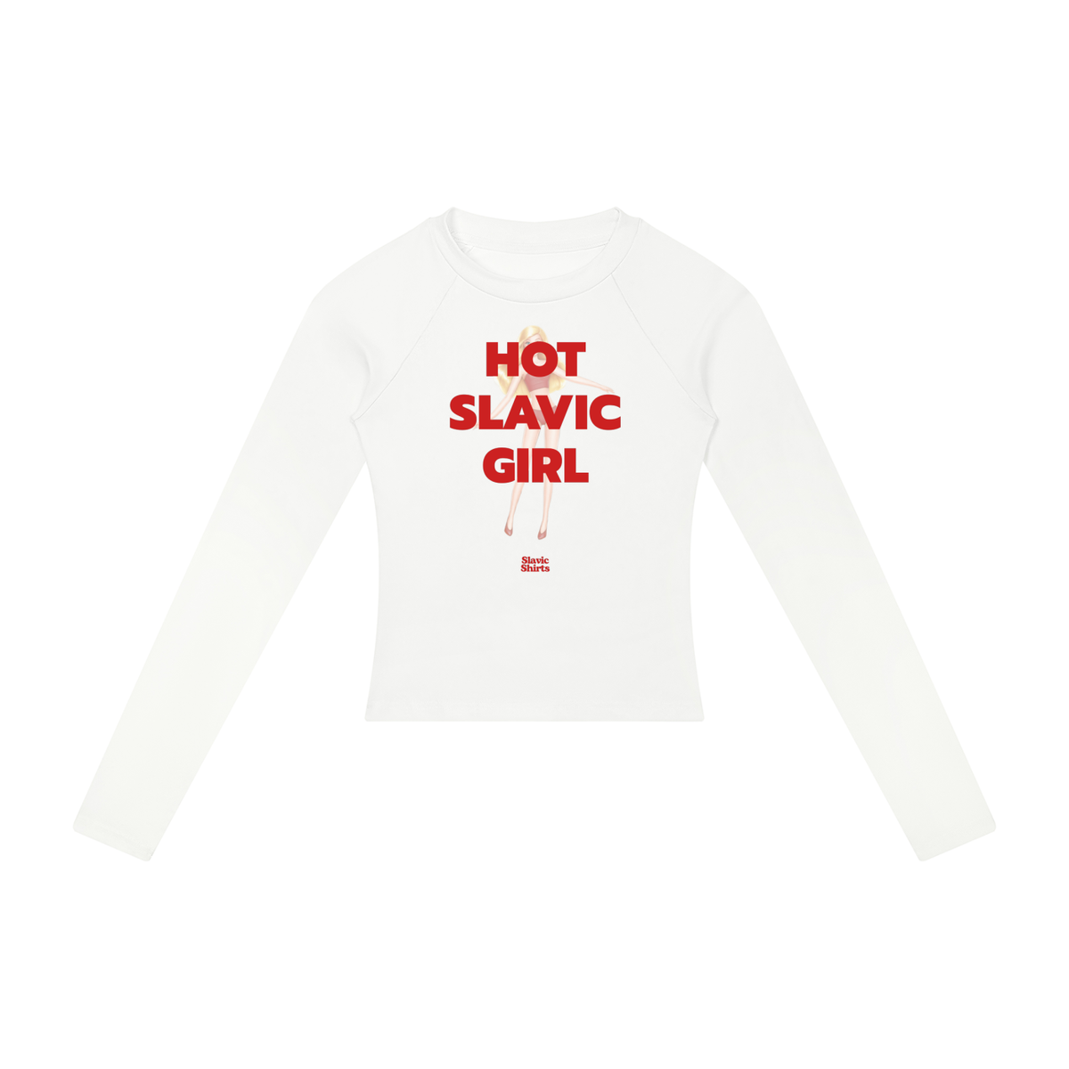 Hot Slavic Girl Women's Long Sleeve