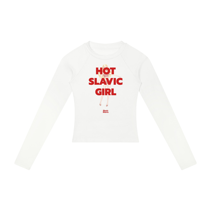 Hot Slavic Girl Women's Long Sleeve
