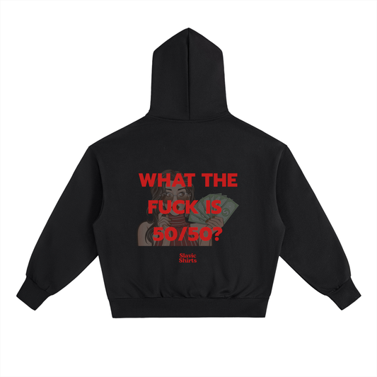 What The Fuck Is 50/50? Hoodie – Black